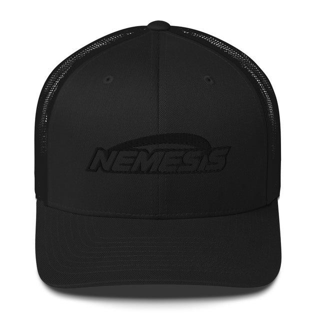 Black Logo Mesh Hat - Nemesis Autosport