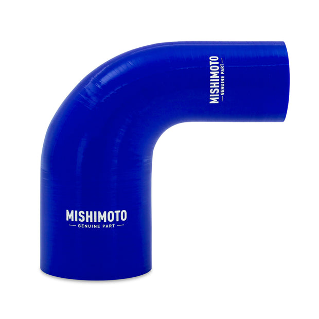 Mishimoto Silicone Reducer Coupler 90 Degree 1.75in to 2.5in - Blue