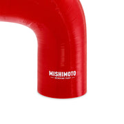 Mishimoto Silicone Reducer Coupler 90 Degree 2in to 2.5in - Red