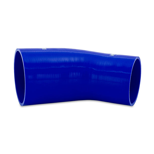 Mishimoto Silicone Reducer Coupler 45 Degree 3in to 4in - Blue