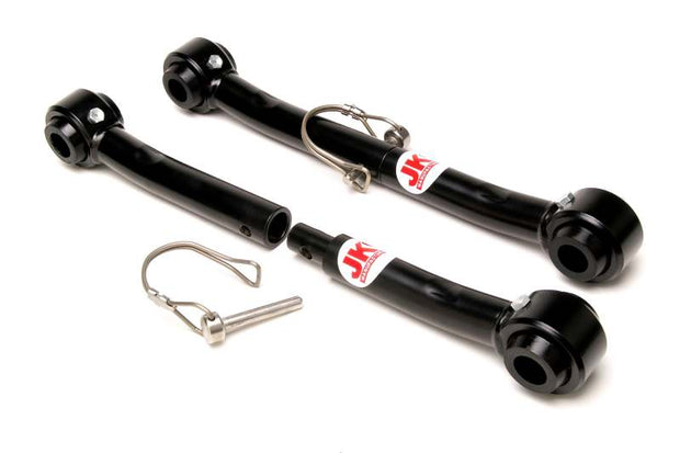 JKS Manufacturing Jeep Wrangler YJ Quick Disconnect Sway Bar Links 0-2in Lift - Front