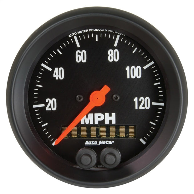 Autometer Z Series 3-3/8in 140 MPH In-Dash Full Sweep GPS Speedometer