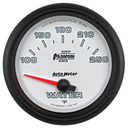 Autometer Phantom II 2-5/8in 100-250 Degrees F Electrical Water Temperature Gauge