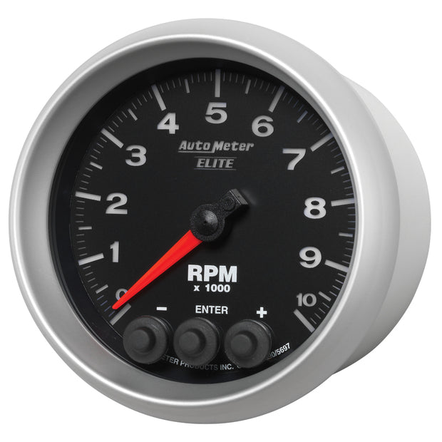 Autometer Street Progressive Shift Light 85.7mm Tachometer 0-10,000 RPM