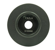 NRG Short Spline Adapter - 16+ Yamaha YXZ (Secures With OEM Lock Nut) - Black