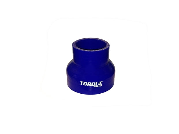 Torque Solution Transition Silicone Coupler: 2 inch to 3 inch Blue Universal