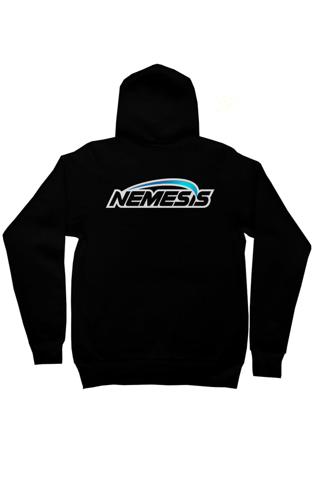 Nemesis Logo Black Zip Up Hoody