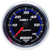 Autometer Cobalt 52mm 0-60 PSi Boost Gauge