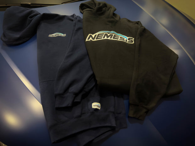 Nemesis Logo Black Zip Up Hoodie