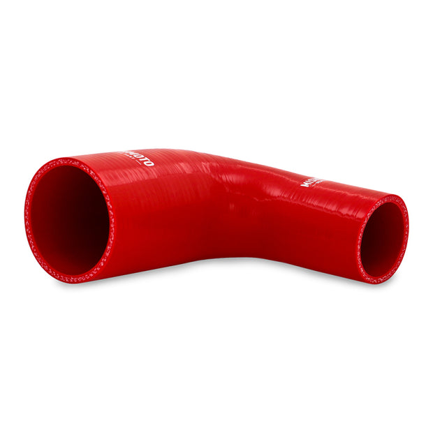 Mishimoto Silicone Reducer Coupler 90 Degree 1.75in to 2.5in - Red