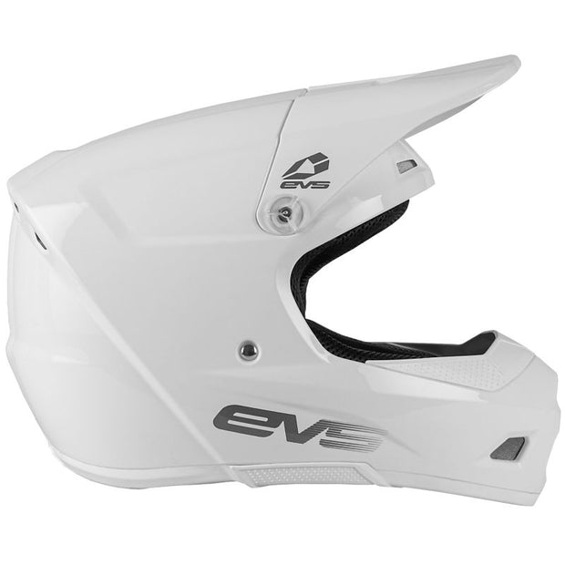 EVS T3 Solid Helmet White Youth - Small