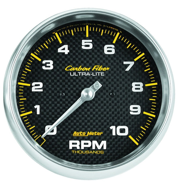 Autometer Carbon Fiber Series 5-inch 10000 RPM Tachometer