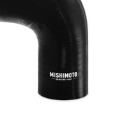 Mishimoto Silicone Reducer Coupler 90 Degree 2.5in to 3.5in - Black