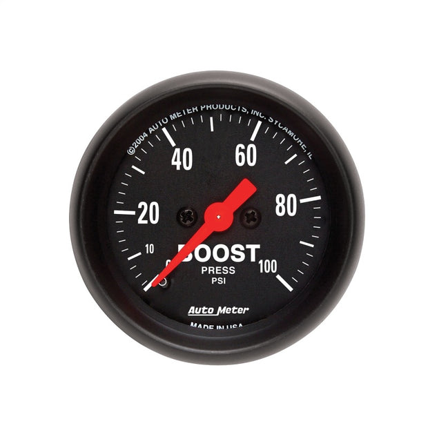 Autometer Z Series 52mm 0-100 PSI Mechanical Boost