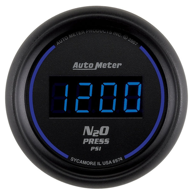 Autometer Ultra-Lite 2-1/16in 1600 PSI Digital Nitrous Pressure Gauge - Black