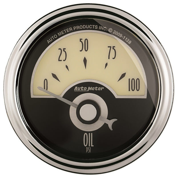 AutoMeter Gauge Oil Press 2-1/16in. 100PSI Elec Cruiser Ad