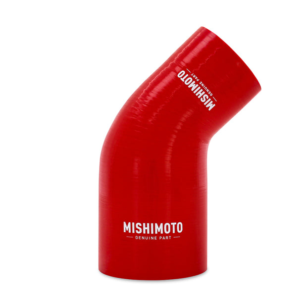 Mishimoto Silicone Reducer Coupler 45 Degree 2.5in to 3.5in - Red