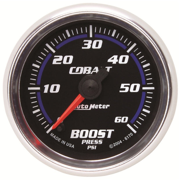 Autometer Cobalt 52mm 0-60 PSi Boost Gauge