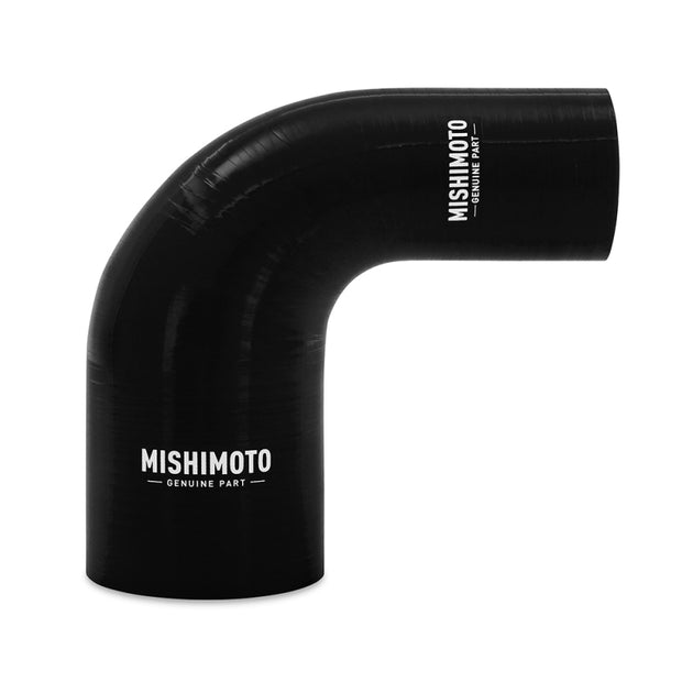 Mishimoto Silicone Reducer Coupler 90 Degree 1.75in to 2.5in - Black