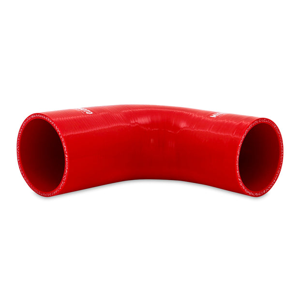 Mishimoto Silicone Reducer Coupler 90 Degree 2in to 2.5in - Red