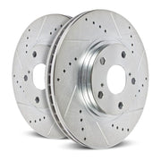 Power Stop 17-19 Chrysler Pacifica Front Evolution Drilled & Slotted Rotors - Pair