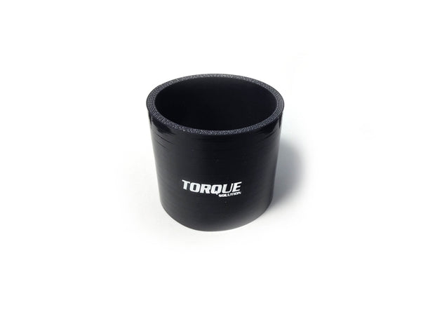 Torque Solution Straight Silicone Coupler: 4in Black Universal