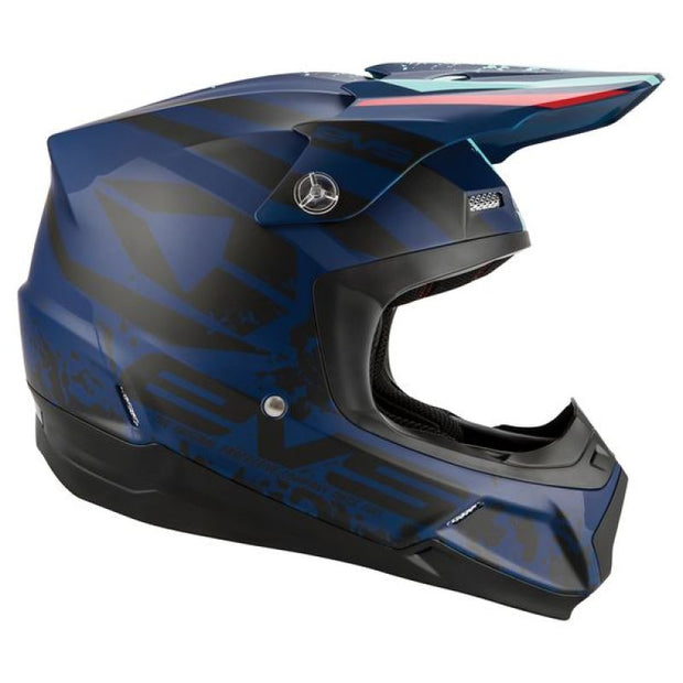 EVS T5 Grappler Helmet Matte Dark Blue - Medium