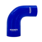 Mishimoto Silicone Reducer Coupler 90 Degree 2.25in to 3in - Blue