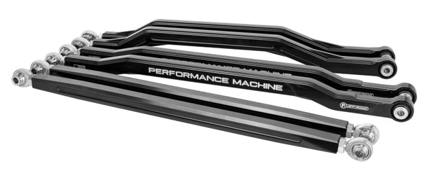 Performance Machine UTV High Clearance Radius Rod Set (4 Rods) - Contrast Cut