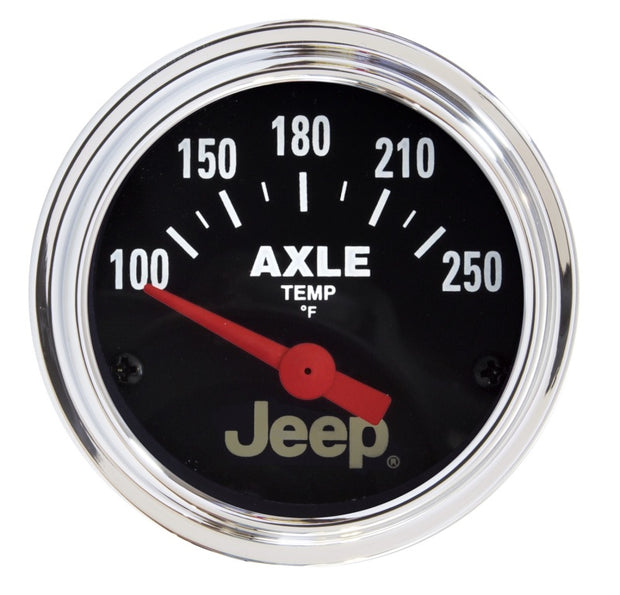 Autometer Jeep 52.4mm Short Sweep Electronic 100-250 Def F Axle Temperature Gauge