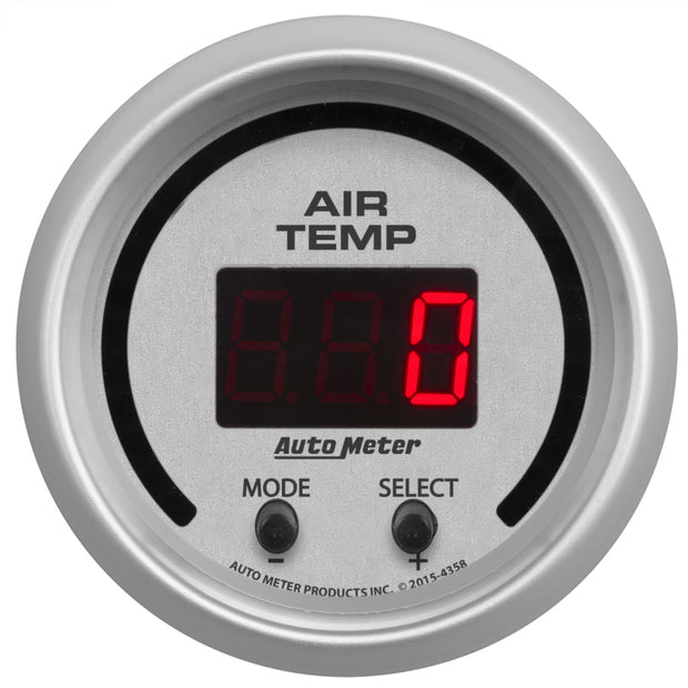 Autometer Ultra-Lite 2-1/16in 0-300 Degree F Dual Air Temp Gauge