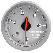 Autometer Airdrive 2-1/6in Tachometer Gauge 0-10K RMP - Silver