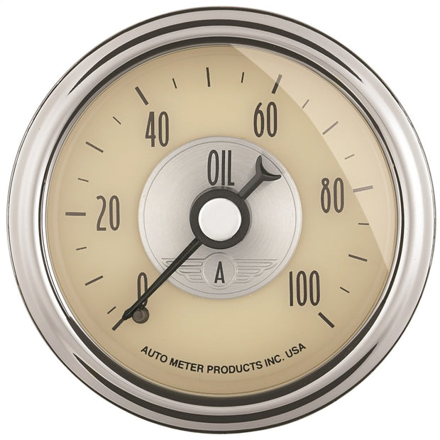 Autometer Prestige Series 52mm 0-100 PSI Mechnical Oil Pressure Gauge
