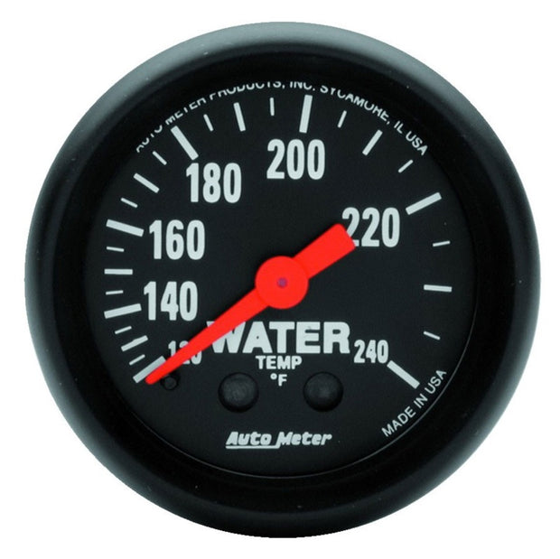 Autometer Z Series 2 inch 120-240 degree F Mechanical Water Temperature Gauge