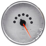 Autometer Spek-Pro Gauge Speedometer 5in 180 Mph Elec. Programmable Silver/Chrome