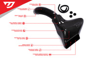 UNITRONIC CARBON FIBER INTAKE SYSTEM FOR MK8 GTI 2.0TSI EVO4