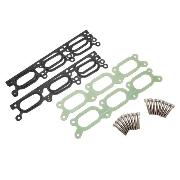 034Motorsport INTAKE MANIFOLD SPACER, PHENOLIC, AUDI B5 A4/S4/RS4 C5 A6/ALLROAD 2.7T & 2.8L 30V V6 - TRANSITION PORT