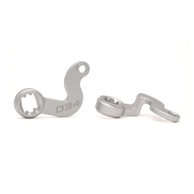 034Motorsport Intake Manifold Flap Linkage Pair, Billet Aluminum, B7 Audi RS4 4.2L FSI