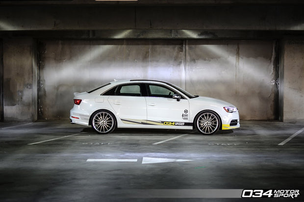 034Motorsport Dynamic+ Lowering Springs, 8V Audi A3/S3 Quattro Performance Spring Set