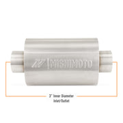 Mishimoto Universal Resonator with 3in Inlet/Outlet - Brushed
