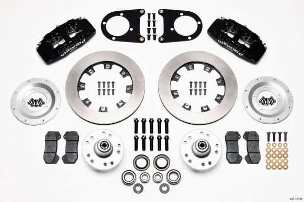 Wilwood Dynapro 6 Front Hub Kit 12.19in 37-48 Ford Psgr. Car Spindle