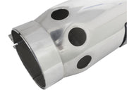 aFe Power Intercooled Tip Stainless Steel - Polished 4in In x 5in Out x 12in L Bolt-On