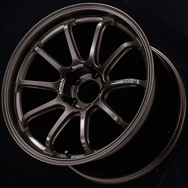 Advan RS-DF Progressive 18x8.0 +44 5-114.3 Dark Bronze Metallic Wheel