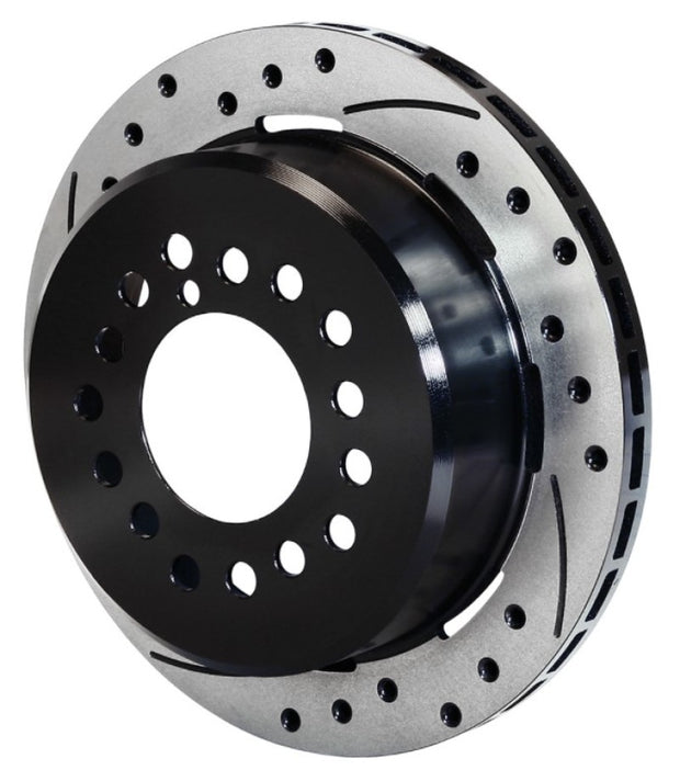 Wilwood Rotor-2.32in Offset-SRP-BLK-Drill-LH 11.00 x .810 - 5 Lug