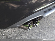 AWE Tuning Audi B8 A4 Touring Edition Exhaust - Single Side Diamond Black Tips