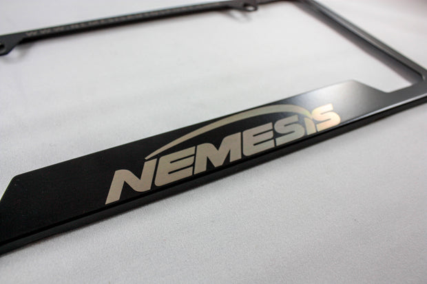 The Nemesis License Plate Frame