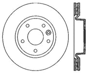 StopTech Sport Slotted (CRYO) 06-17 Land Rover Range Rover Sport Front Left Rotor