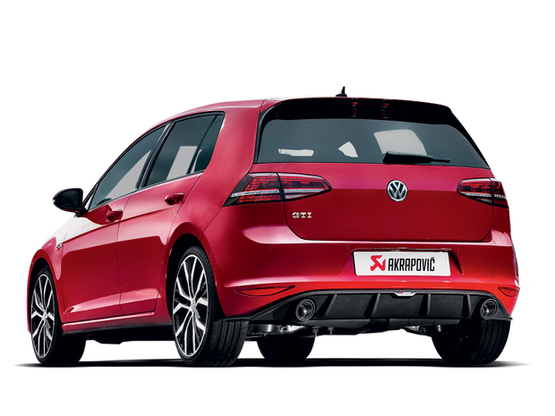 Akrapovic 13-17 Volkswagen Golf GTI (VII) Evolution Race Line w/ Cat (Titanium) w/ Carbon Tips