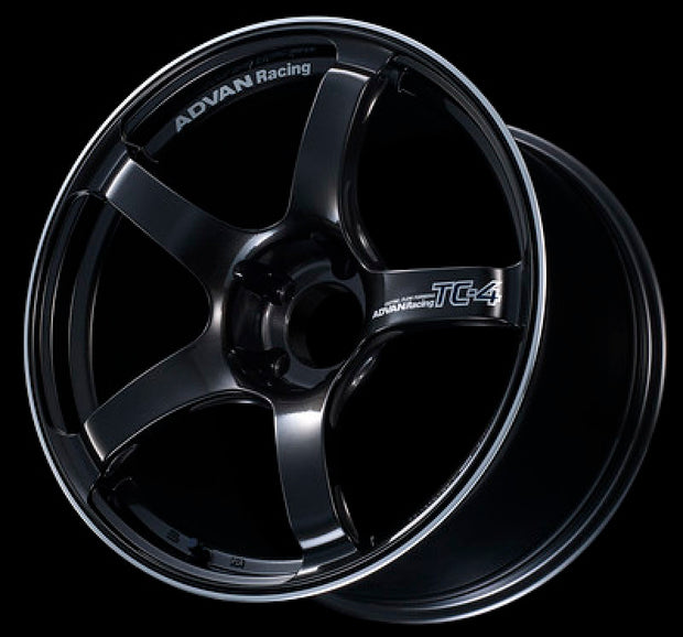 Advan TC4 15x6.0 +38 4-100 Black Gunmetallic & Ring Wheel