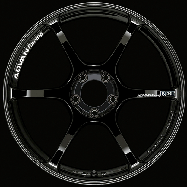 Advan RGIII 18x8.5 +31 5x114.3 Racing Gloss Black Wheel
